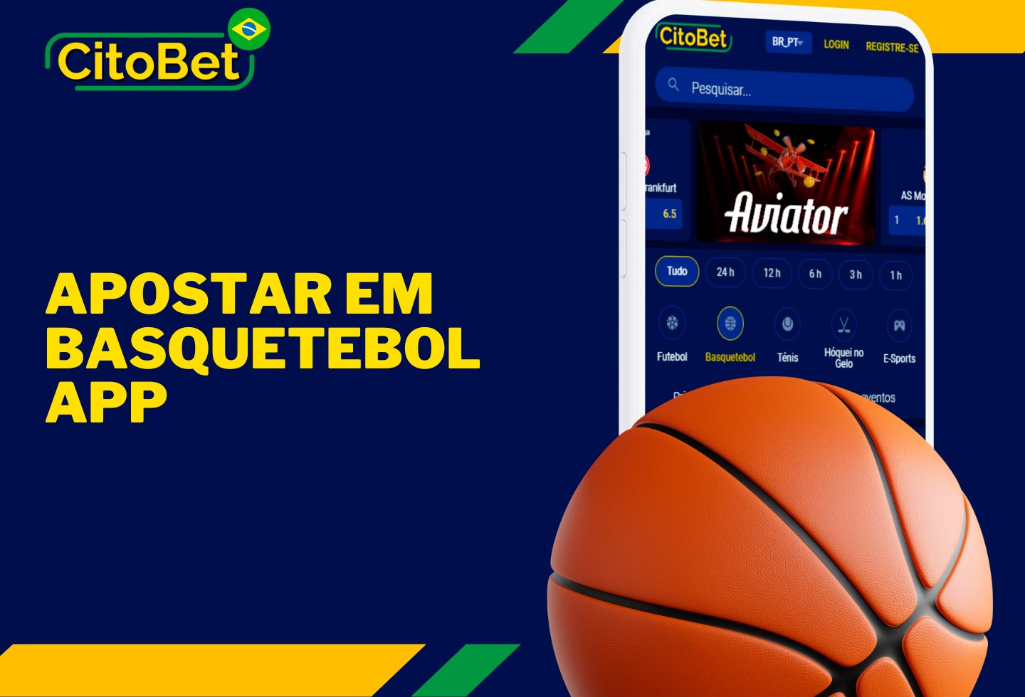 Aprenda a apostar em Basquetebol com o Citobet app